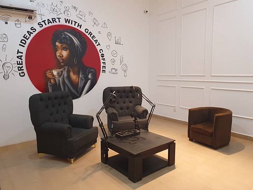 Cafe One podcast studio Lagos Enugu
