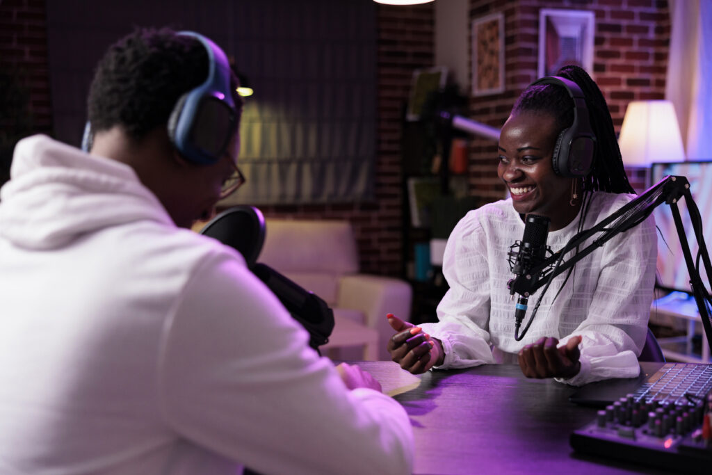 start a podcast at Cafe One podcast studio Lagos